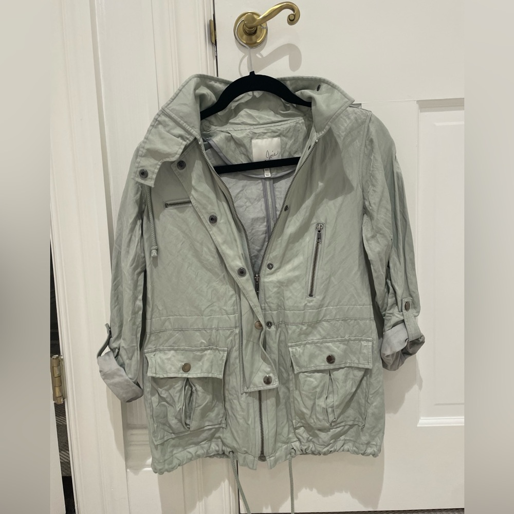 Light Green Joie Utility Jacket XXS